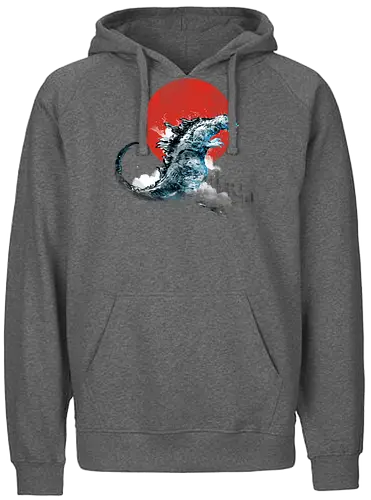 King of Monsters - kaiju, monster, japan, nippon, destroy, zerstören - Fairtrade Hoodie