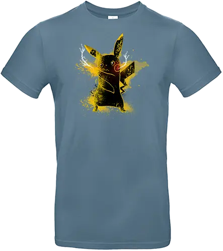 Electric Storm - electric, elektro, mouse, yellow, pocket, monster, thunder, blitz, donner, flash - Standard T-Shirt