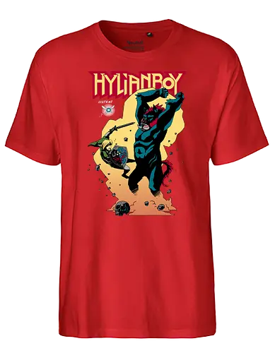Hylianboy - gaming, classic gaming, retrogaming, Comic, mashup, Hero of Time - Fairtrade T-Shirt