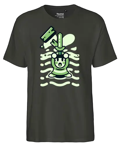 The Hero awakens - awakening, classic, gaming, retrogames, Hero of Time - Fairtrade T-Shirt