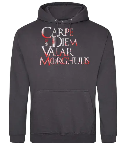 Carpe Diem - carpe diem, nutze den tag, latin, game, valar, morghulis, lied, eis, feuer, dohaeris, throConsole - Standard Hoodie
