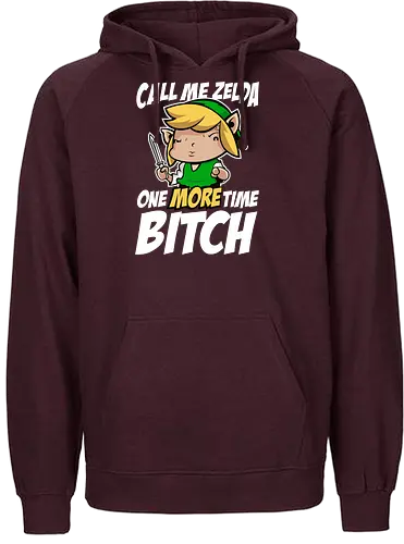 Call me Princess one more Time - Statement, videogames, gaming, Princess, Hero of Time - Fairtrade Hoodie