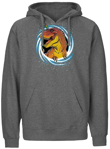Unicornsaurus Rex - unicorn, einhorn, dino, t-rex, mashup - Fairtrade Hoodie