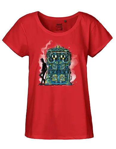The Steam Doctor - tardis, science fiction, scifi, Doctor, steam, Steam punk - Fairtrade Girl Shirt