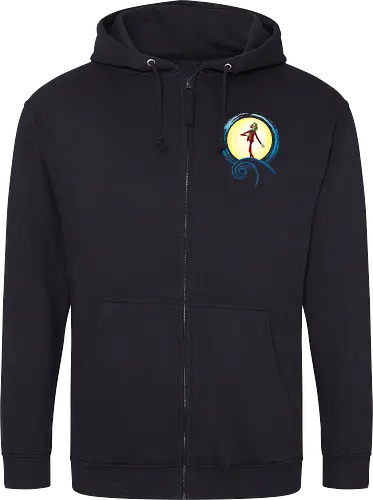 Nightmare Comedy - joke, comedy, comedian, clown, mashup, film, comic, nightmare - Zip Hoodie