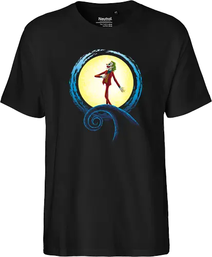 Nightmare Comedy - joke, comedy, comedian, clown, mashup, film, comic, nightmare - Fairtrade T-Shirt