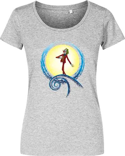 Nightmare Comedy - joke, comedy, comedian, clown, mashup, film, comic, nightmare - Women T-Shirt