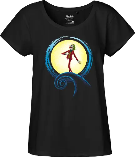 Nightmare Comedy - joke, comedy, comedian, clown, mashup, film, comic, nightmare - Fairtrade Girl Shirt