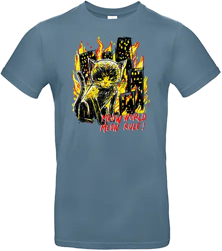 My World - cat, katze, meow, Statement - Standard T-Shirt