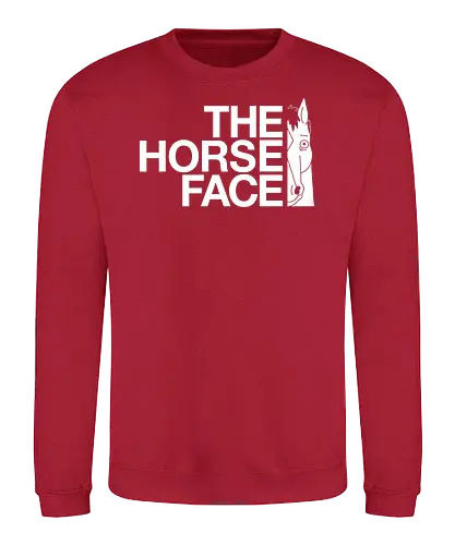 The Horse Face - Bojack, Horseman, serie, comedy, mashup, north, face - Sweatshirt
