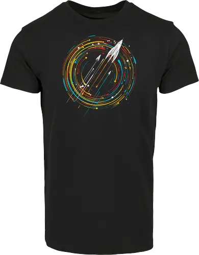 Explore the Stars - space, rocket, weltraum, universe, galaxis - Hausmarke Shirt