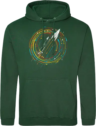 Explore the Stars - space, rocket, weltraum, universe, galaxis - Standard Hoodie