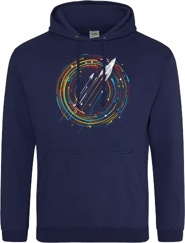 Explore the Stars - space, rocket, weltraum, universe, galaxis - Standard Hoodie
