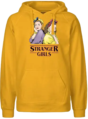 Stranger Girls - Strange, serie, 80s, binge, tv - Fairtrade Hoodie