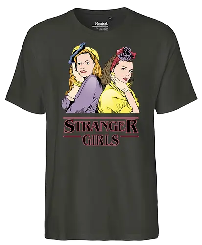 Stranger Girls - Strange, serie, 80s, binge, tv - Fairtrade T-Shirt