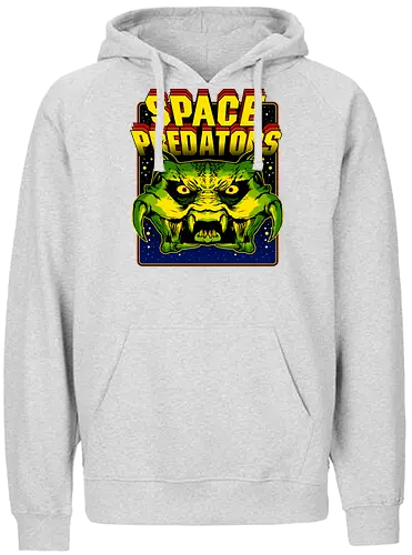Space Predator - space, invaders, predator, predators, pew pew - Fairtrade Hoodie
