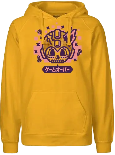 Game Over Rokku - mega, man, game over, jump'n'run, robot - Fairtrade Hoodie