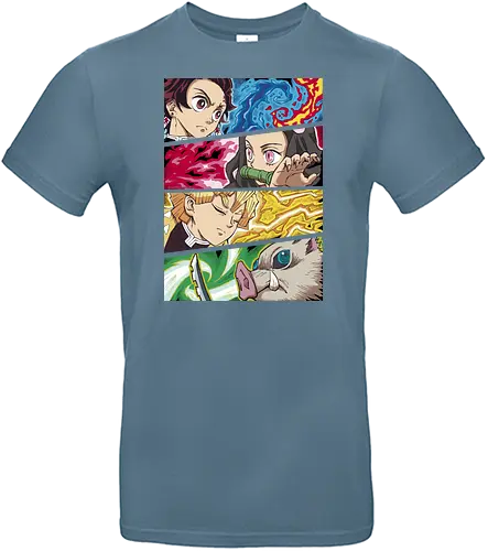 Demon Heroes - demon, slayer, anime, manga, Tanjirou, Nezuko - Standard T-Shirt