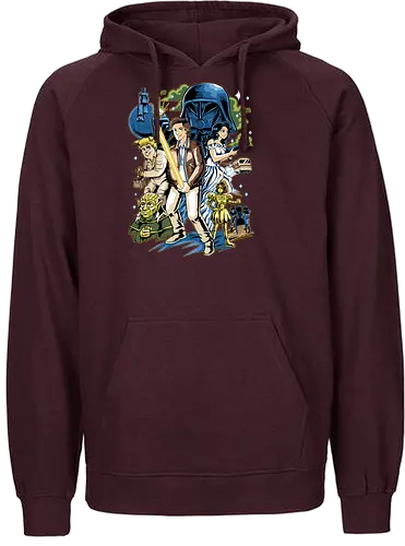 Crazy Space - space opera, space, space balls, möter - Fairtrade Hoodie