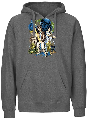Crazy Space - space opera, space, space balls, möter - Fairtrade Hoodie