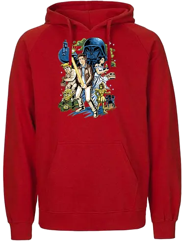 Crazy Space - space opera, space, space balls, möter - Fairtrade Hoodie