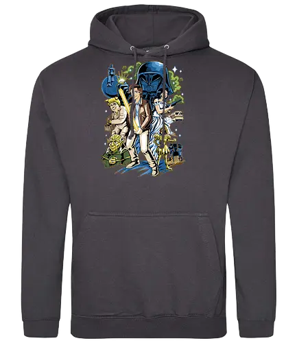 Crazy Space - space opera, space, space balls, möter - Standard Hoodie