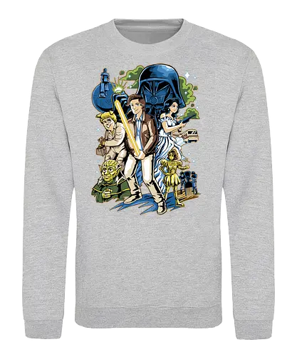 Crazy Space - space opera, space, space balls, möter - Sweatshirt