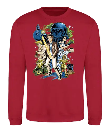 Crazy Space - space opera, space, space balls, möter - Sweatshirt