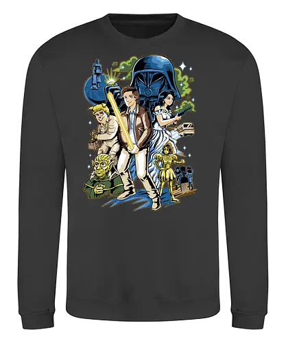 Crazy Space - space opera, space, space balls, möter - Sweatshirt