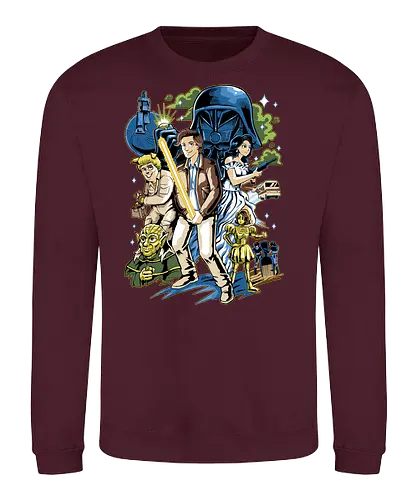 Crazy Space - space opera, space, space balls, möter - Sweatshirt