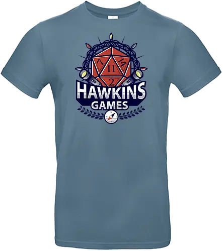 Hawkins Games - stranger kids, eleven, will, mike, dustin, lucas, tv, series, hawkins, gaming, serie - Standard T-Shirt