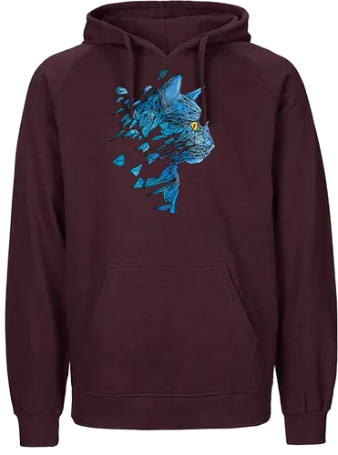 polycat - katze, cat, kunst, art - Fairtrade Hoodie