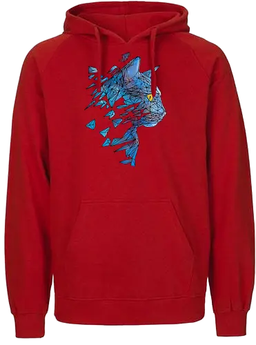 polycat - katze, cat, kunst, art - Fairtrade Hoodie