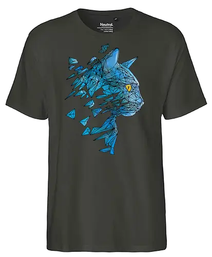 polycat - katze, cat, kunst, art - Fairtrade T-Shirt