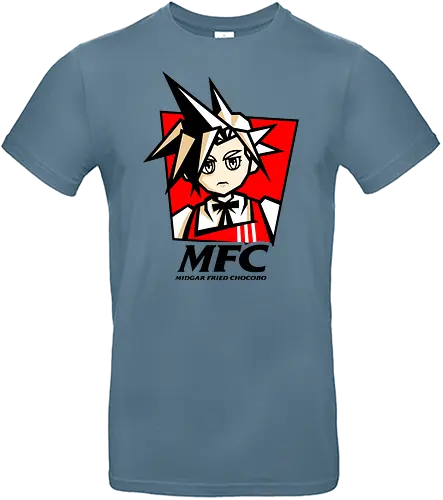 MFC - final, fantasy, ffvii, ff7, jrpg, cloud, kfc - Standard T-Shirt