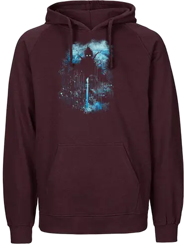 cthulu vs little hero - cthulhu, call of cthulhu, hero, fight, fantasy, scifi - Fairtrade Hoodie