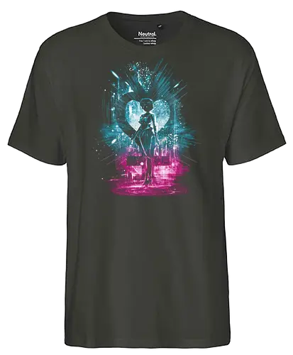 mercury storm - anime, manga, moon, sailor, mercury - Fairtrade T-Shirt
