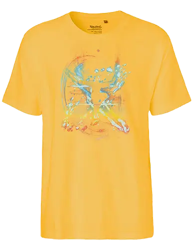 Dancing with elements-Aang version - anime, Bender, manga, last, elements - Fairtrade T-Shirt
