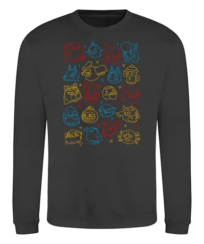 The Town Gang II - animal, Crossing, isabelle, Horizons, Sigrid, Joan, Lf - Sweatshirt