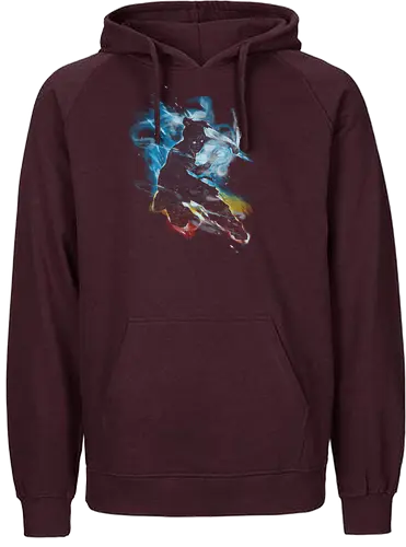 Dancing with elements-korra version - anime, manga, Bender, classic anime - Fairtrade Hoodie