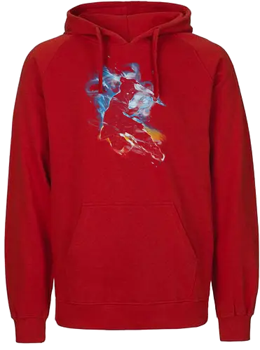 Dancing with elements-korra version - anime, manga, Bender, classic anime - Fairtrade Hoodie
