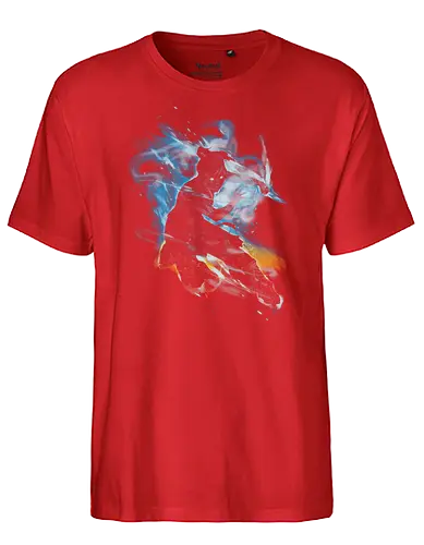 Dancing with elements-korra version - anime, manga, Bender, classic anime - Fairtrade T-Shirt