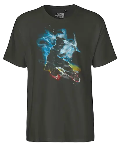 Dancing with elements-korra version - anime, manga, Bender, classic anime - Fairtrade T-Shirt