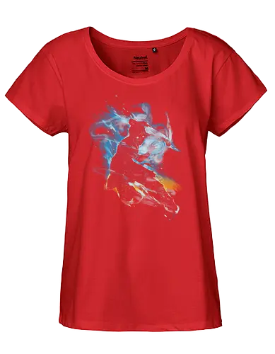 Dancing with elements-korra version - anime, manga, Bender, classic anime - Fairtrade Girl Shirt