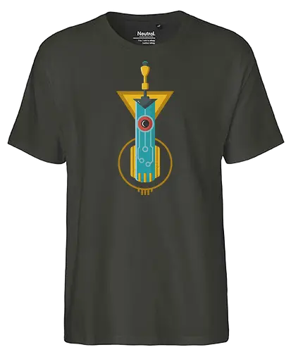 Sword Voice - transistor, gaming, classic gaming, schwert - Fairtrade T-Shirt