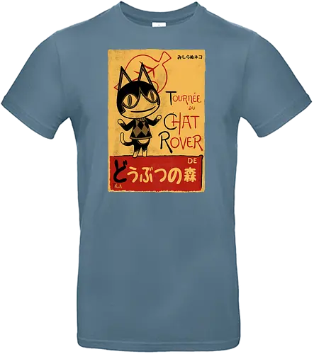 Chat Rover - animal, Crossing, Rover, Olli, cat, katze, welcome, Le chat noir - Standard T-Shirt