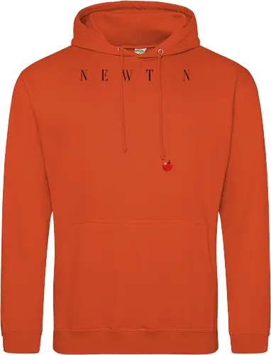 newton - Newton, apple, Isaac, science, wissenschaft, Gravitation, fun, apfel, mashup - Standard Hoodie
