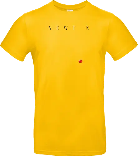 newton - Newton, apple, Isaac, science, wissenschaft, Gravitation, fun, apfel, mashup - Standard T-Shirt