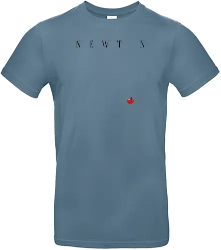 newton - Newton, apple, Isaac, science, wissenschaft, Gravitation, fun, apfel, mashup - Standard T-Shirt