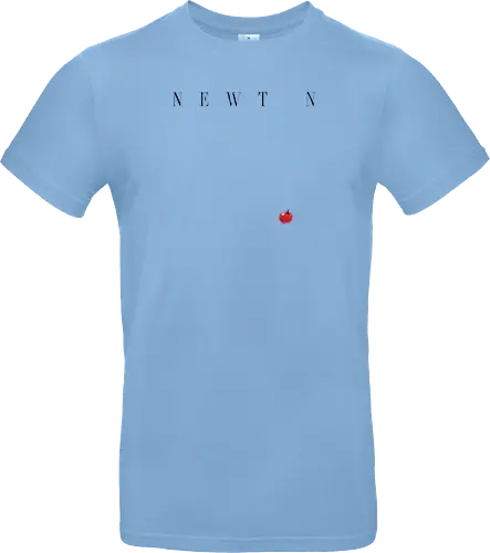 newton - Newton, apple, Isaac, science, wissenschaft, Gravitation, fun, apfel, mashup - Standard T-Shirt